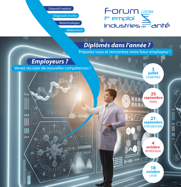 6ème édition du "Forum 1er emploi Industries de Santé"