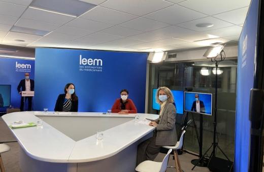 conférence de presse annuelle du Leem